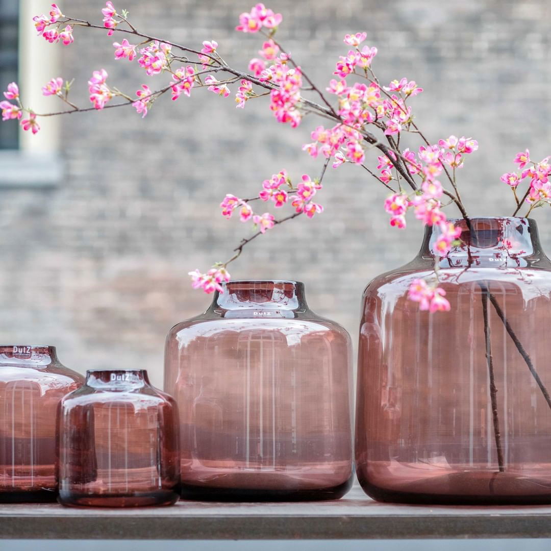 VASE TISZA - BURGUNDY Colour by DutZ - Bridgnorth Furniture