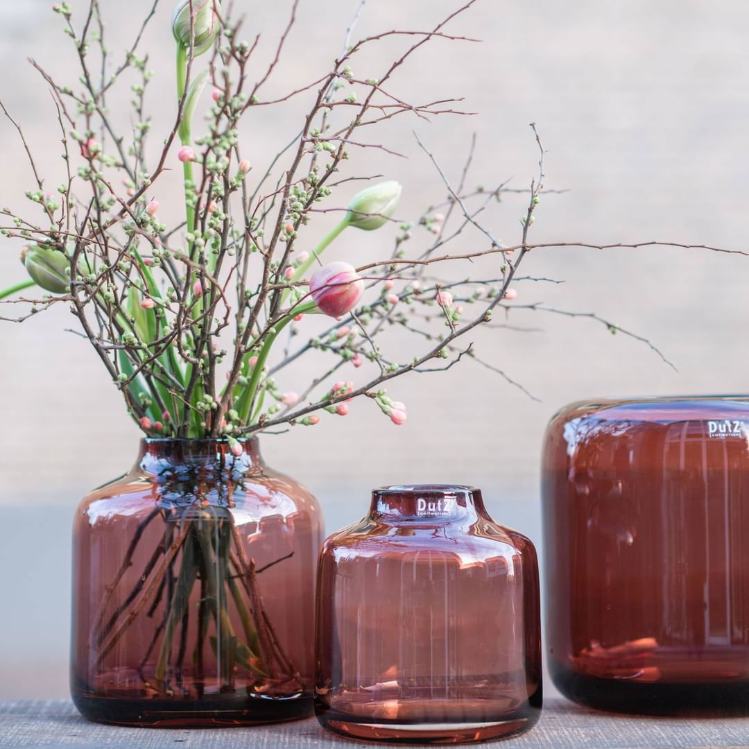 VASE TISZA - BURGUNDY Colour by DutZ - Bridgnorth Furniture