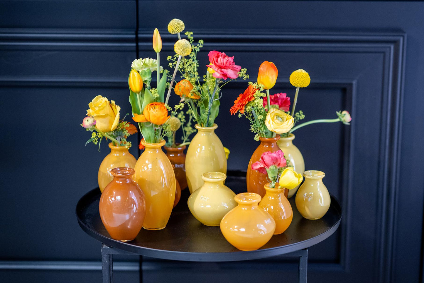 NADIEL YELLOW ORANGE Budvase Set - Bridgnorth Furniture