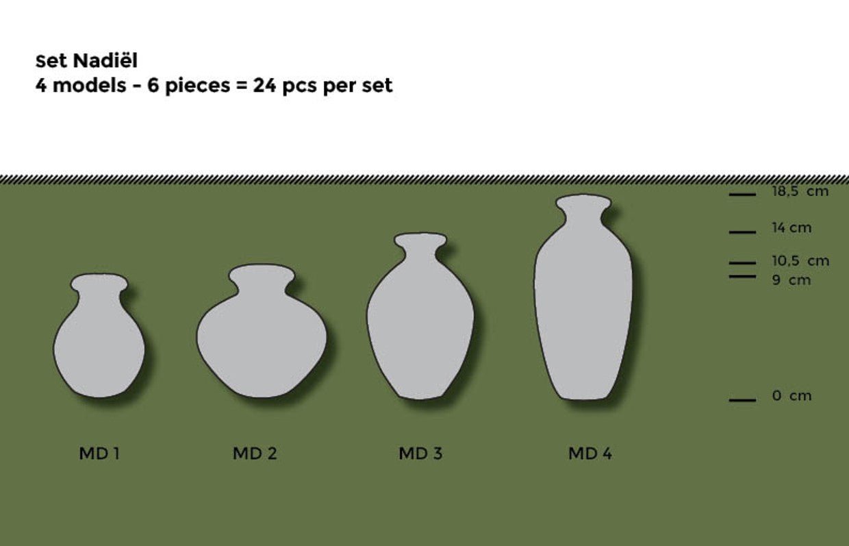 NADIEL FORESTFRUITS MIX Budvase Set - Bridgnorth Furniture