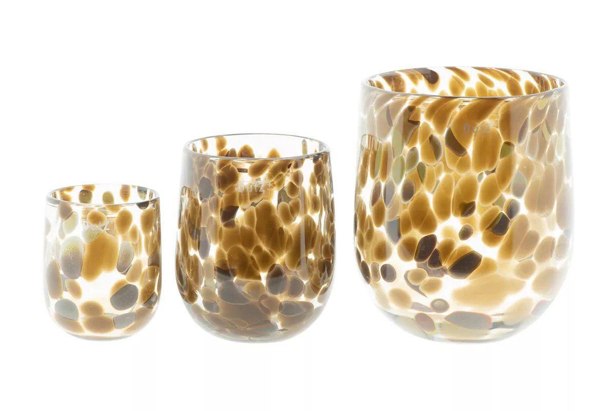BARREL vase - LEOPARD BROWN Colour by DutZ - Bridgnorth Furniture