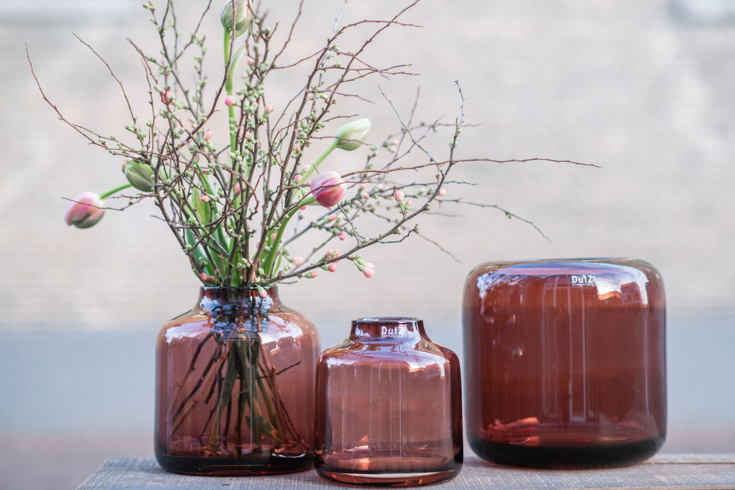 VASE MAZURKA - BURGUNDY Colour by DutZ - Bridgnorth Furniture
