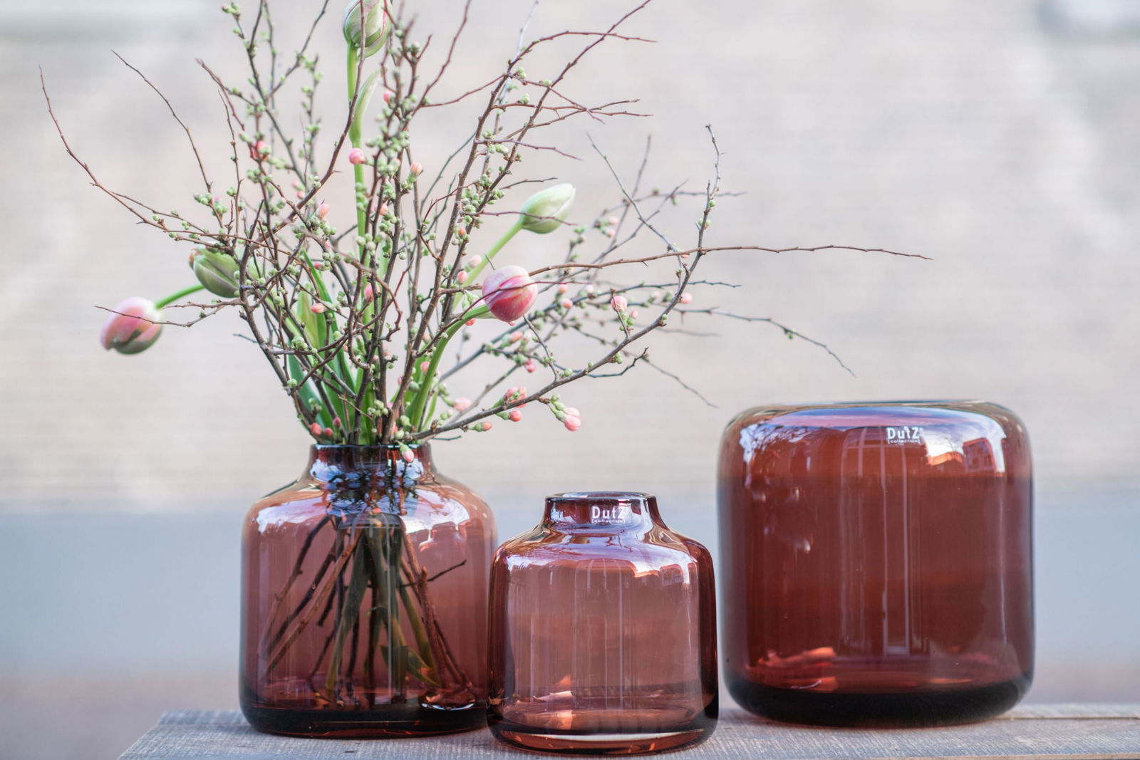 VASE MAZURKA - BURGUNDY Colour by DutZ - Bridgnorth Furniture