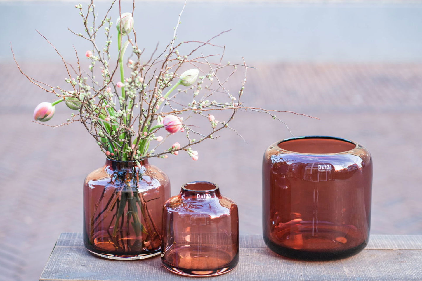 VASE MAZURKA - BURGUNDY Colour by DutZ - Bridgnorth Furniture