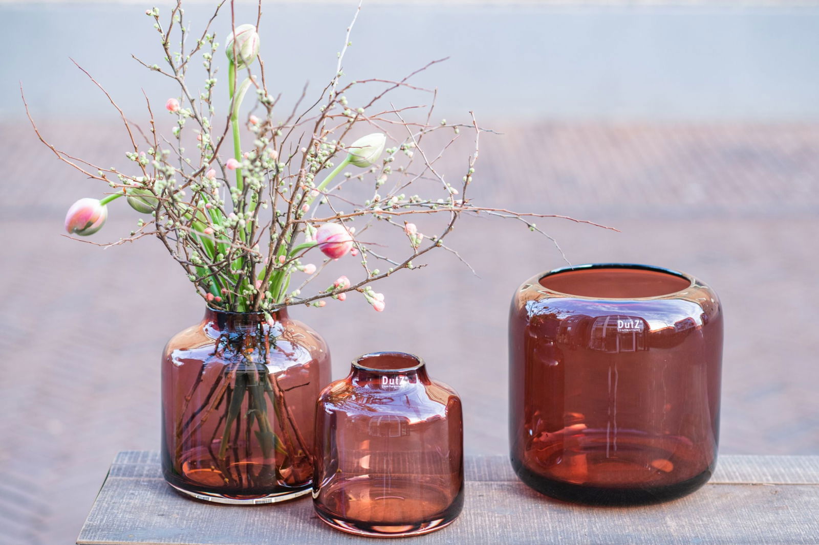 VASE MAZURKA - BURGUNDY Colour by DutZ - Bridgnorth Furniture