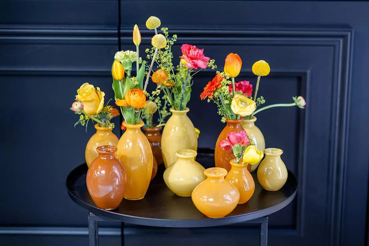NADIEL YELLOW ORANGE Budvase Set - Bridgnorth Furniture