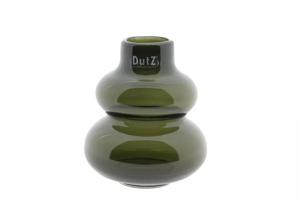 VASE SKRZYSZOW S- H16 D14 cm - SMOKE - Bridgnorth Furniture