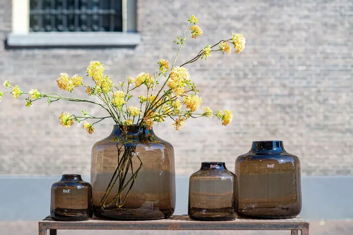 VASE TISZA - SMOKY BROWN Colour by DutZ - Bridgnorth Furniture