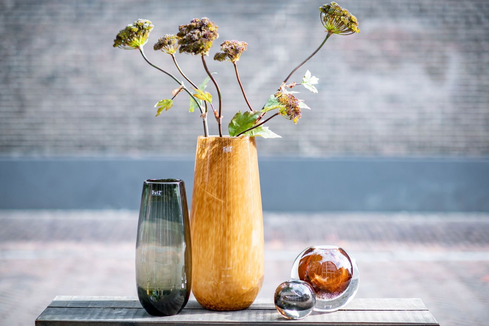 VASE ROBERT - SMOKE by DutZ - Bridgnorth Furniture