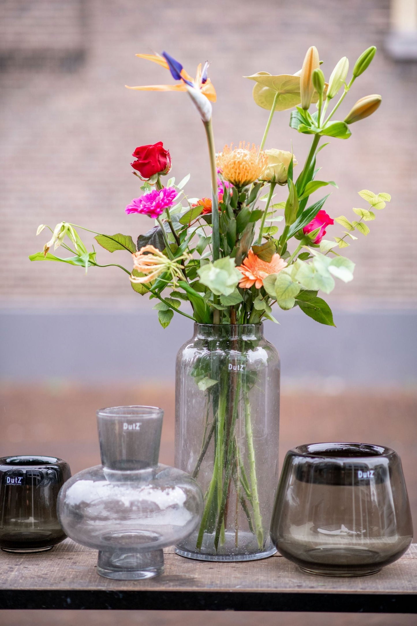 Vase MODEST - GREY BUBBLES by DutZ - Bridgnorth Furniture