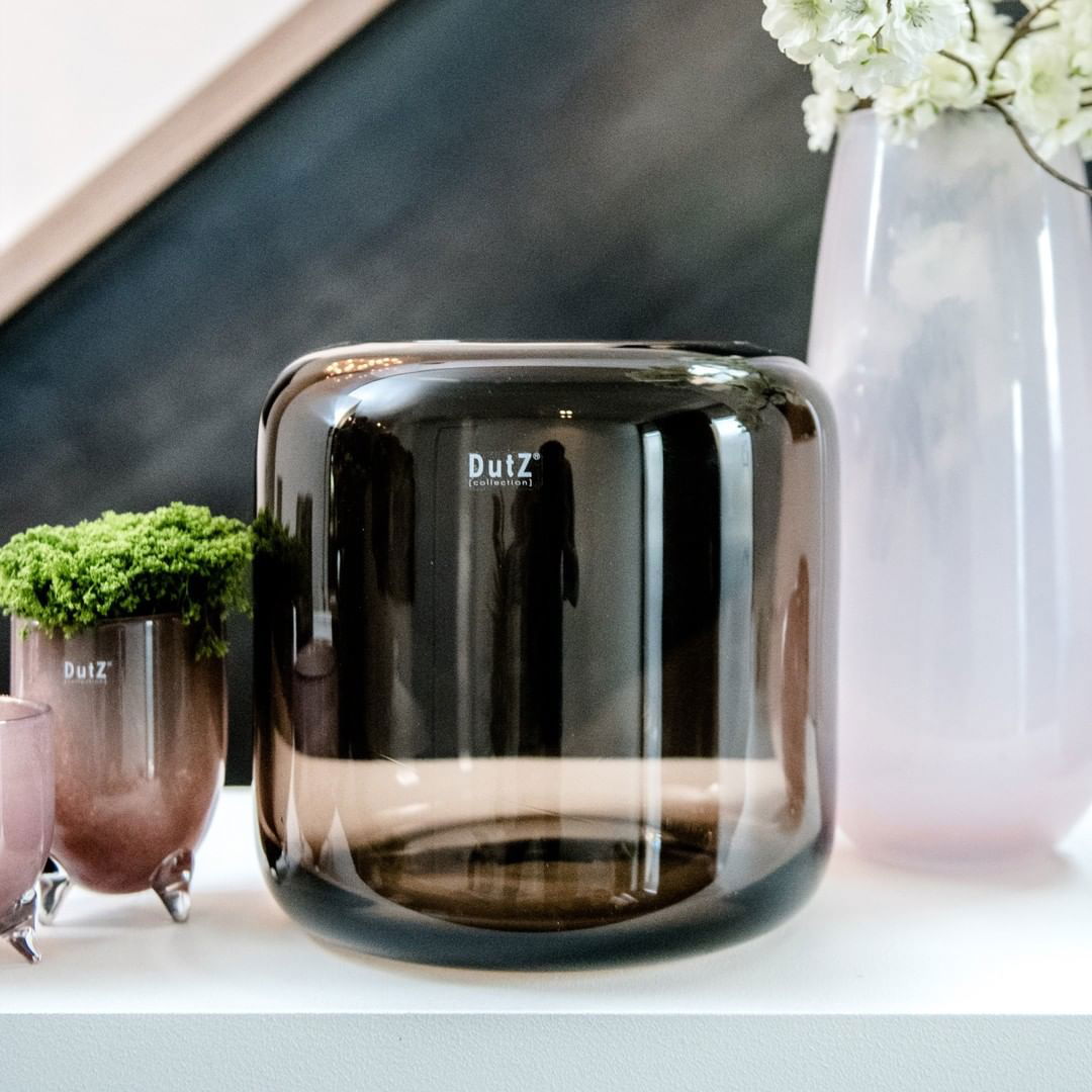 VASE MAZURKA - SMOKY BROWN Colour by DutZ - Bridgnorth Furniture