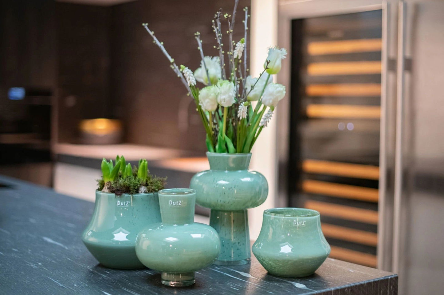 Vase MODEST - PISTACHE Colour by DutZ - Bridgnorth Furniture