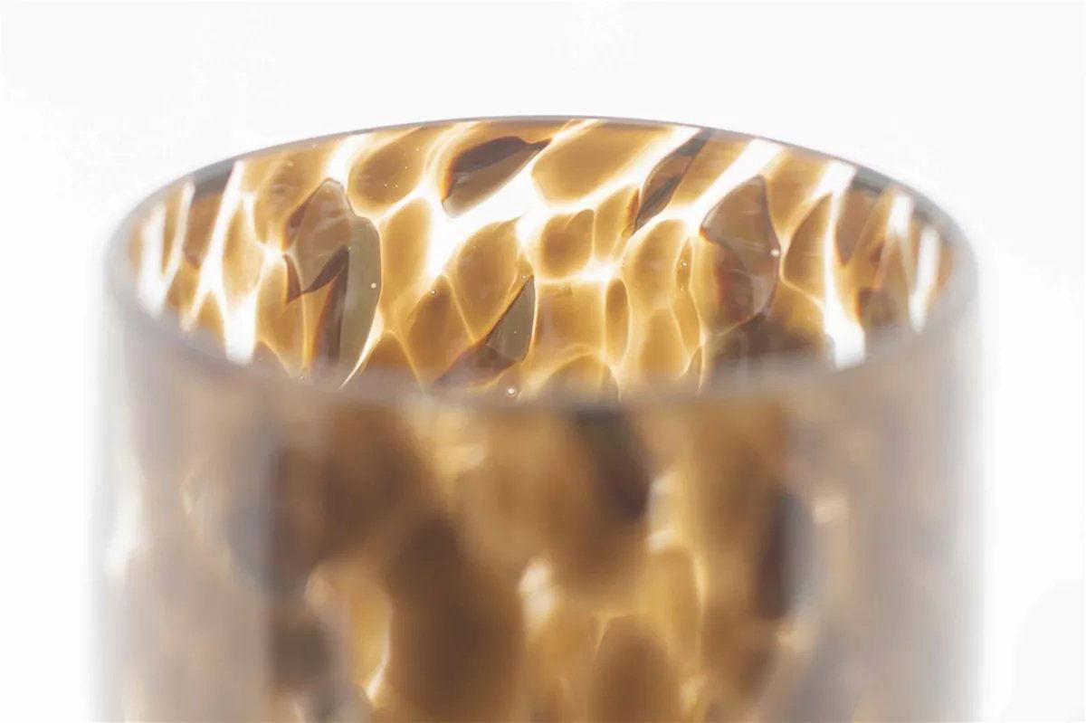 BARREL vase - LEOPARD BROWN Colour by DutZ - Bridgnorth Furniture