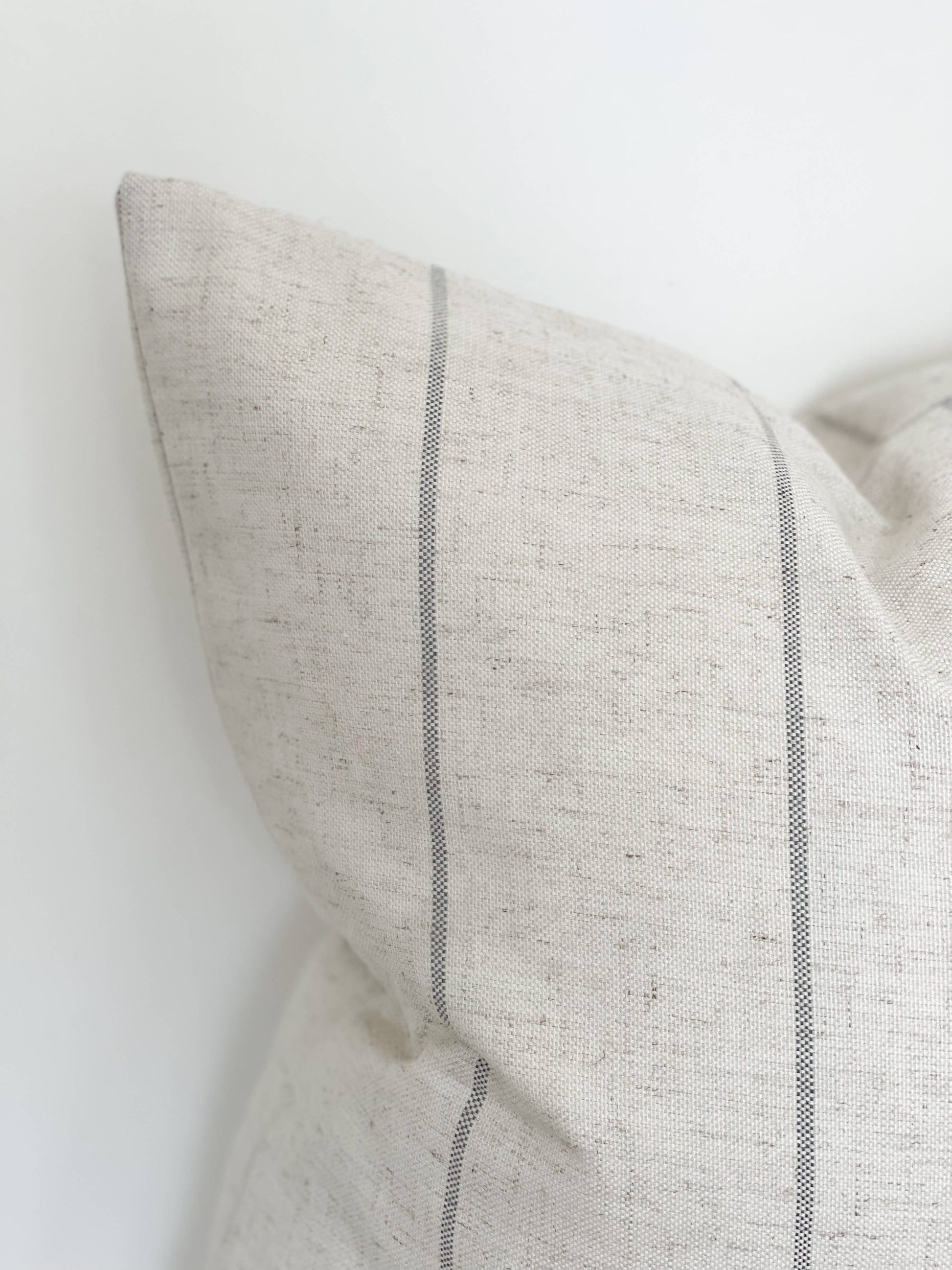 Freya Linen Blend Cushion Cover – Stone & Grey - Bridgnorth Furniture