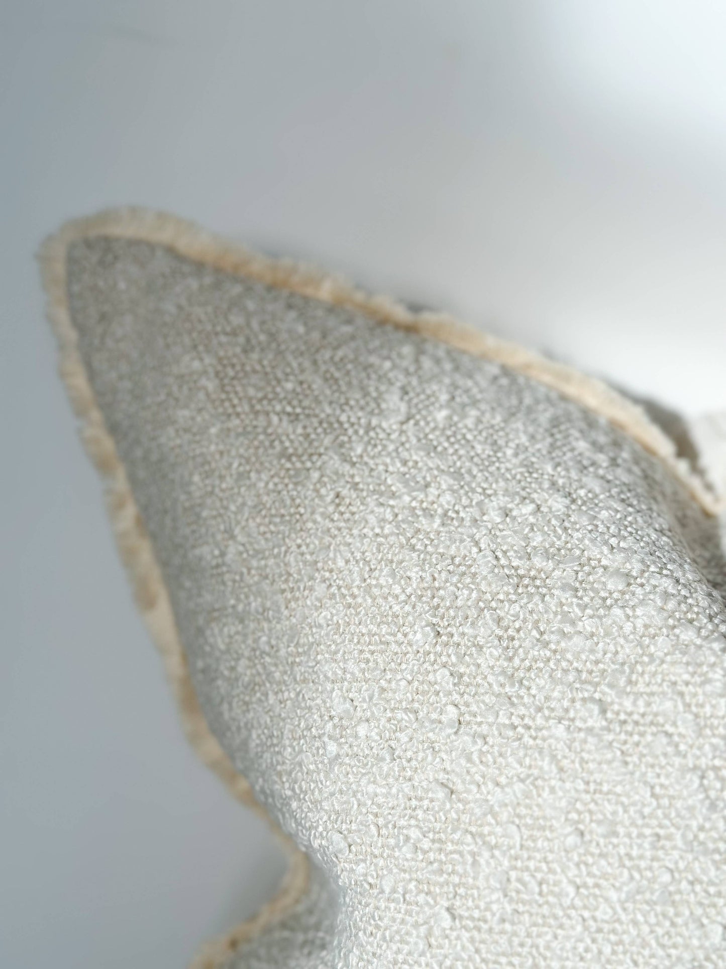 Sofia Cream Boucle Cushion Cover - Bridgnorth Furniture