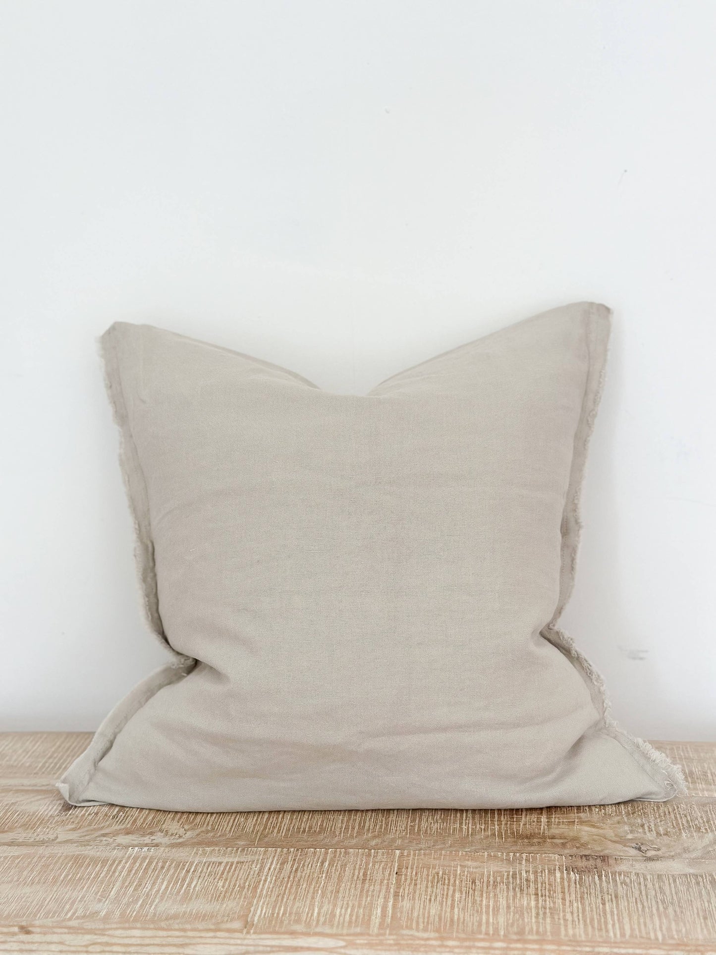 Esmee Linen Cushion Cover 45×45 – Dove Grey - Bridgnorth Furniture