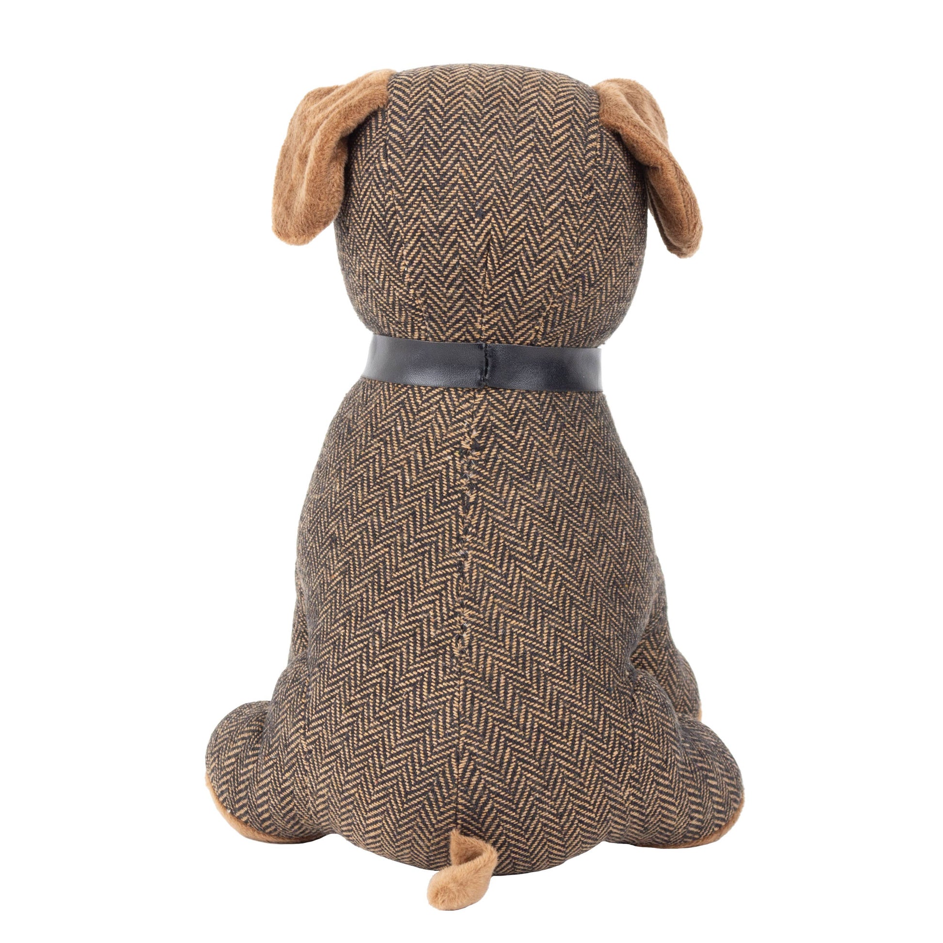 Boston Herringbone Dog Door Stop Brown - Bridgnorth Furniture