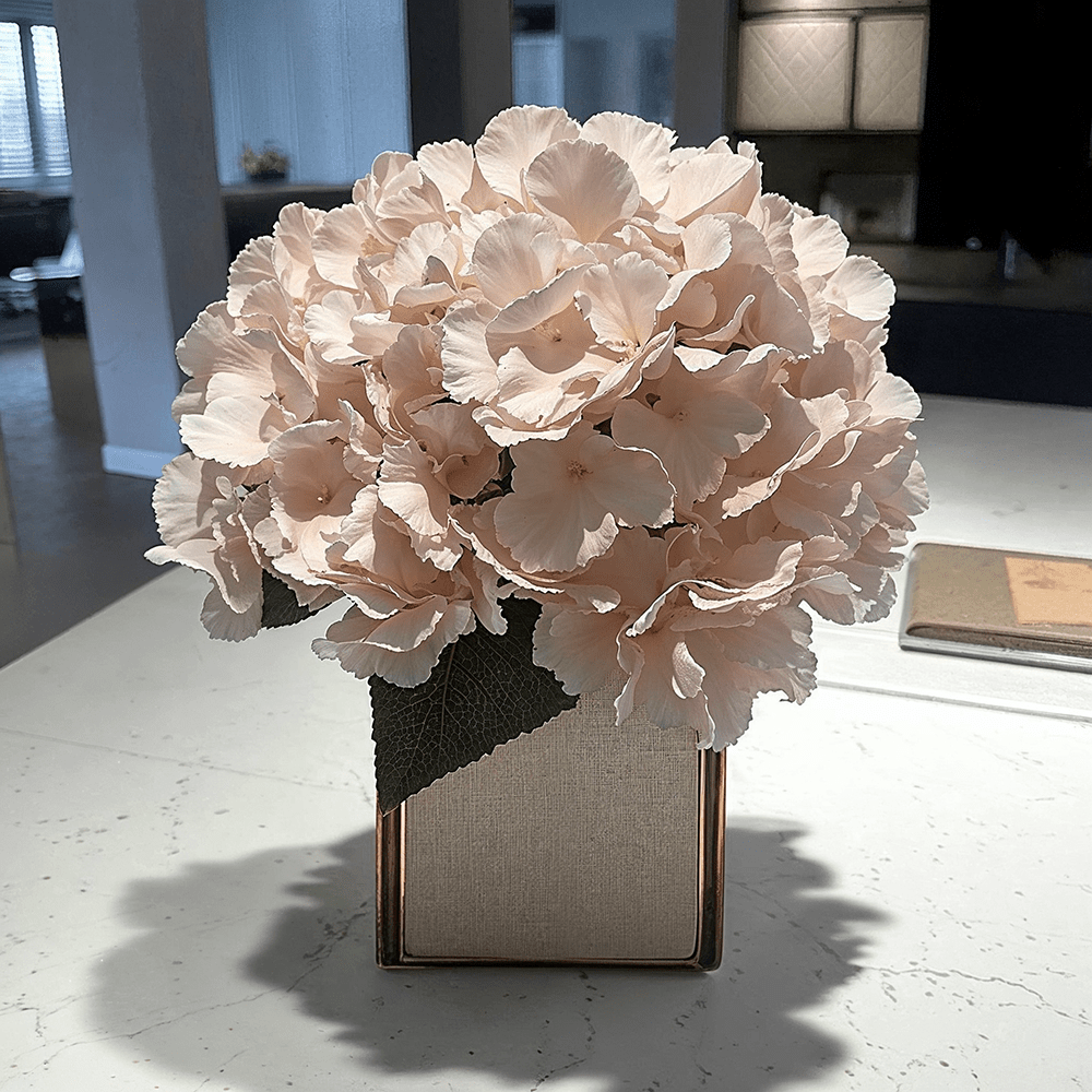 Faux Baby Pink Hydrangea Bunch of Florals - Bridgnorth Furniture