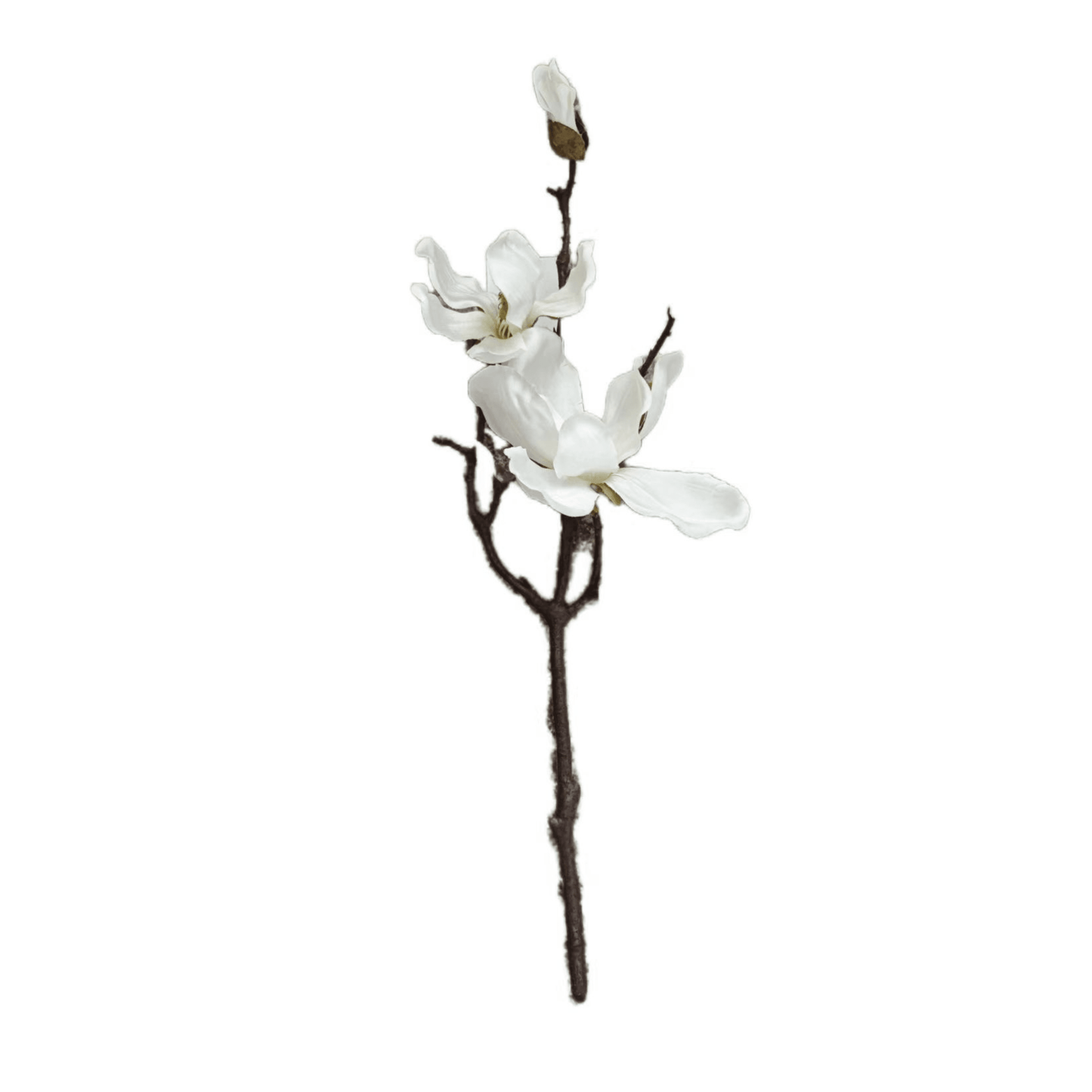 Faux White Magnolia Single Stem Floral - Bridgnorth Furniture