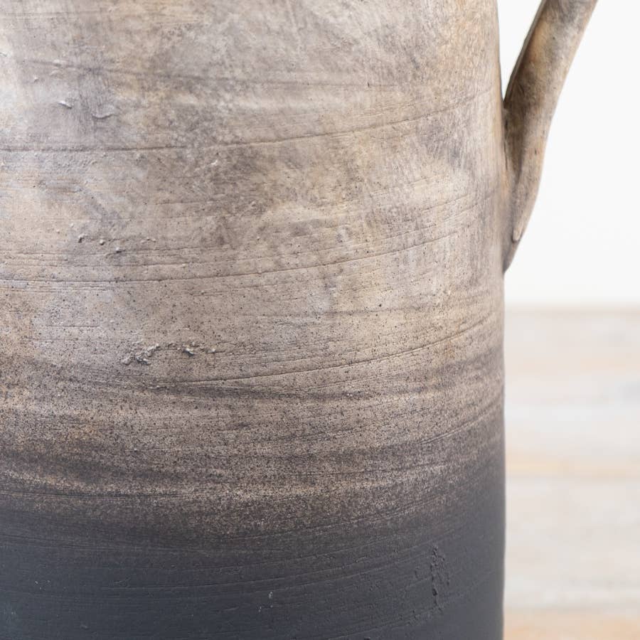 Tall Terracotta Oti Vase, 32.5cm - Bridgnorth Furniture