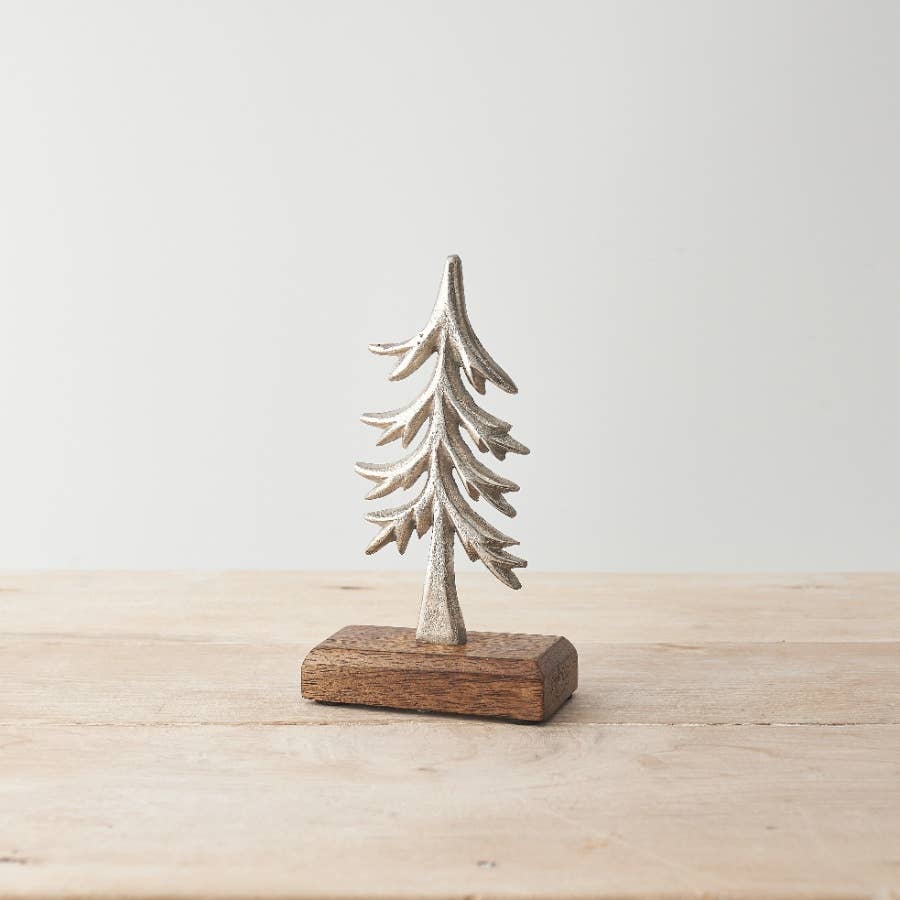 Silver Tree Decoration, 20cm
