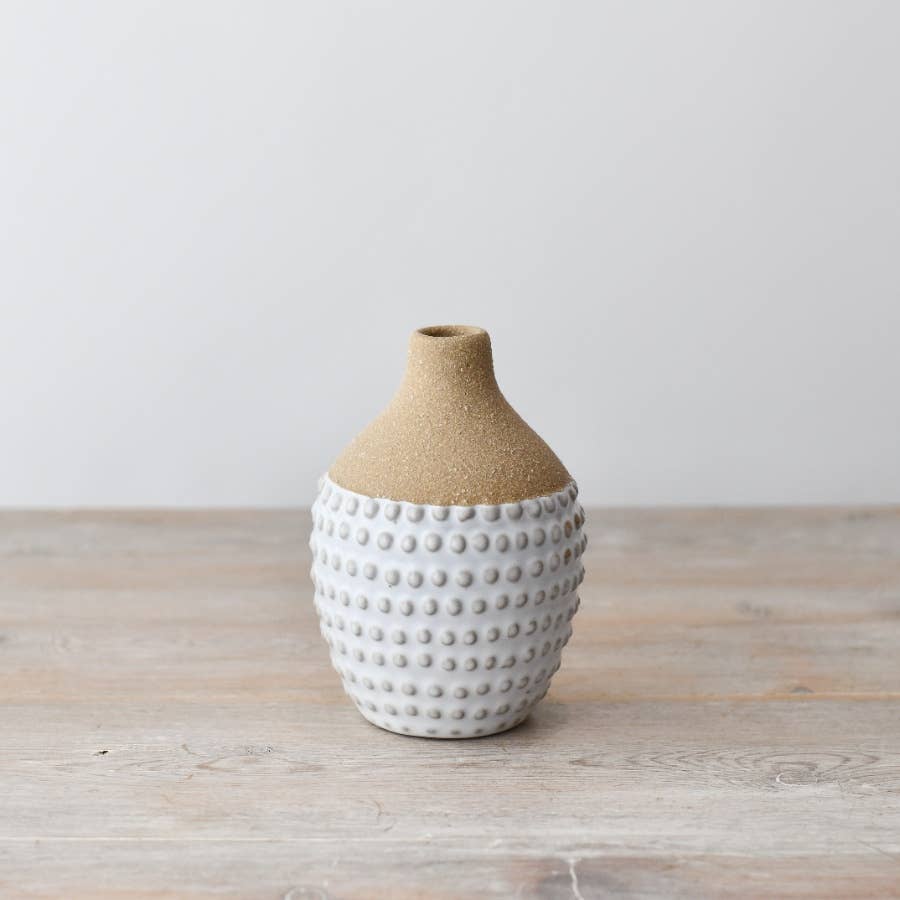 Bobble 2 Tone Flower Vase - Bridgnorth Furniture