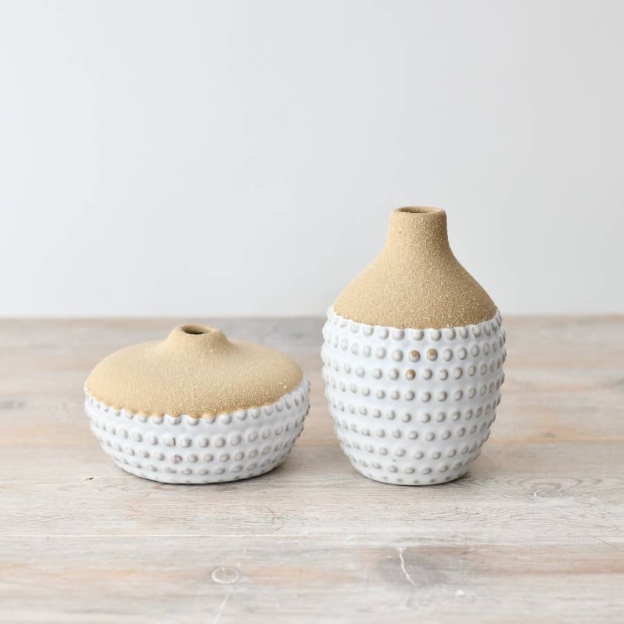 Bobble 2 Tone Flower Vase - Bridgnorth Furniture