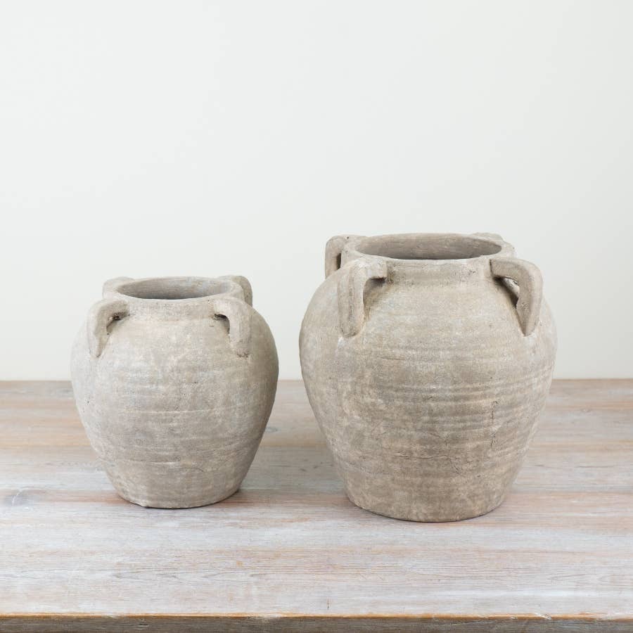 Stone Medora Vase, 21.5cm - Bridgnorth Furniture