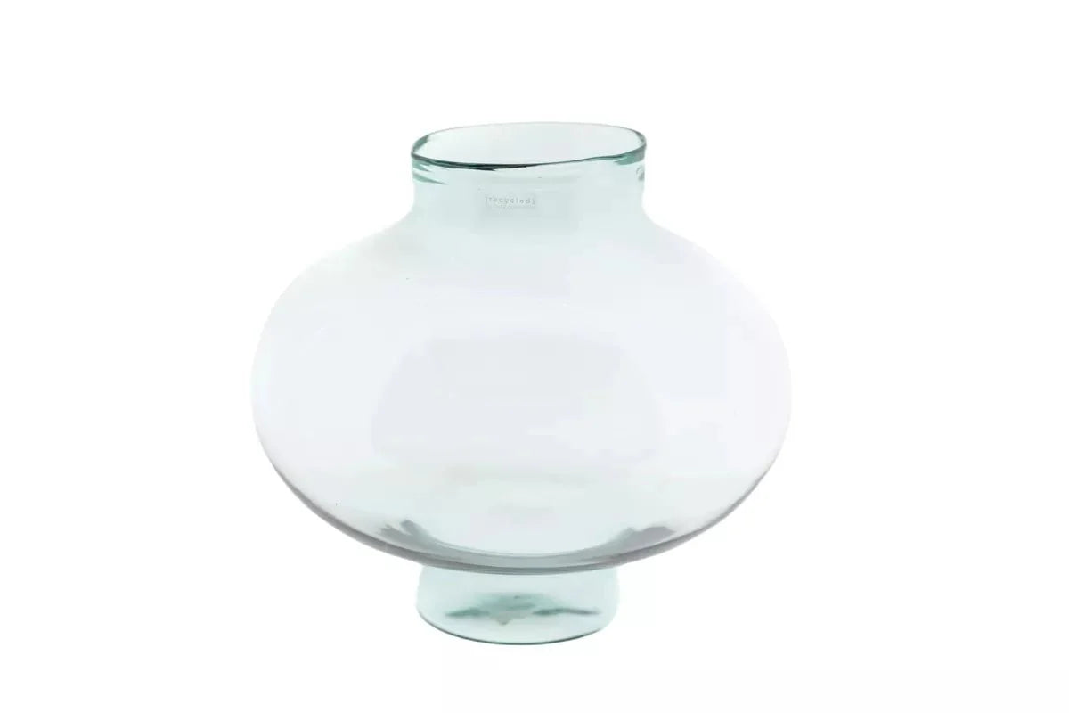 Vase MD1 RECYCLED Glass- CLEAR by DutZ - Bridgnorth Furniture