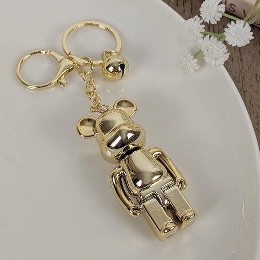 Gold Bear Keyring - Bridgnorth Furniture