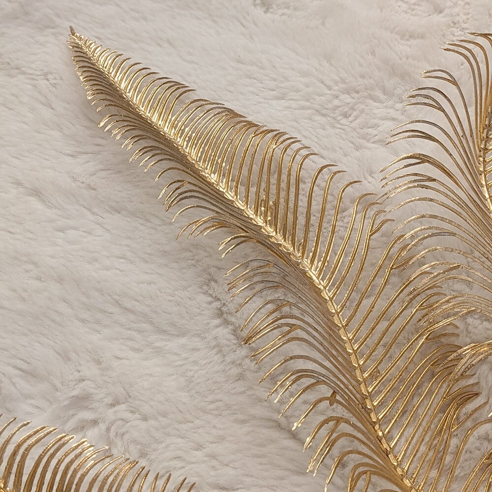 Gold Faux Fern Leaf Single Stem Floral - Bridgnorth Furniture