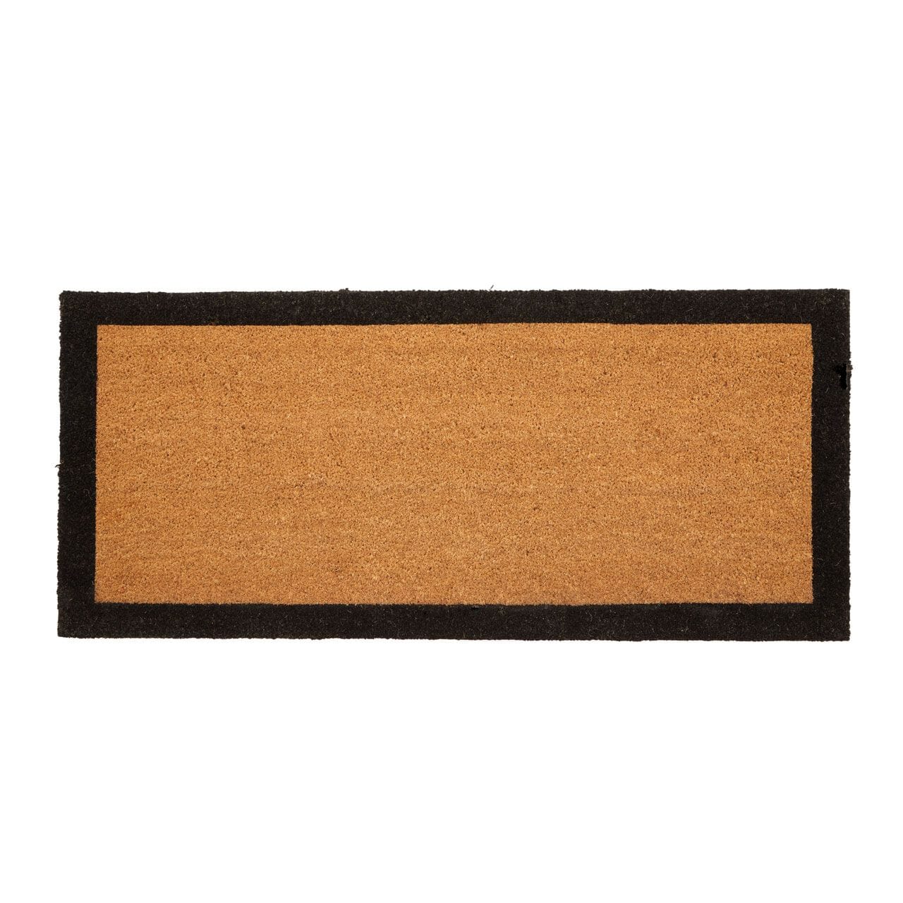 Kyla Large Black Border Natural Double Width Doormat - Bridgnorth Furniture