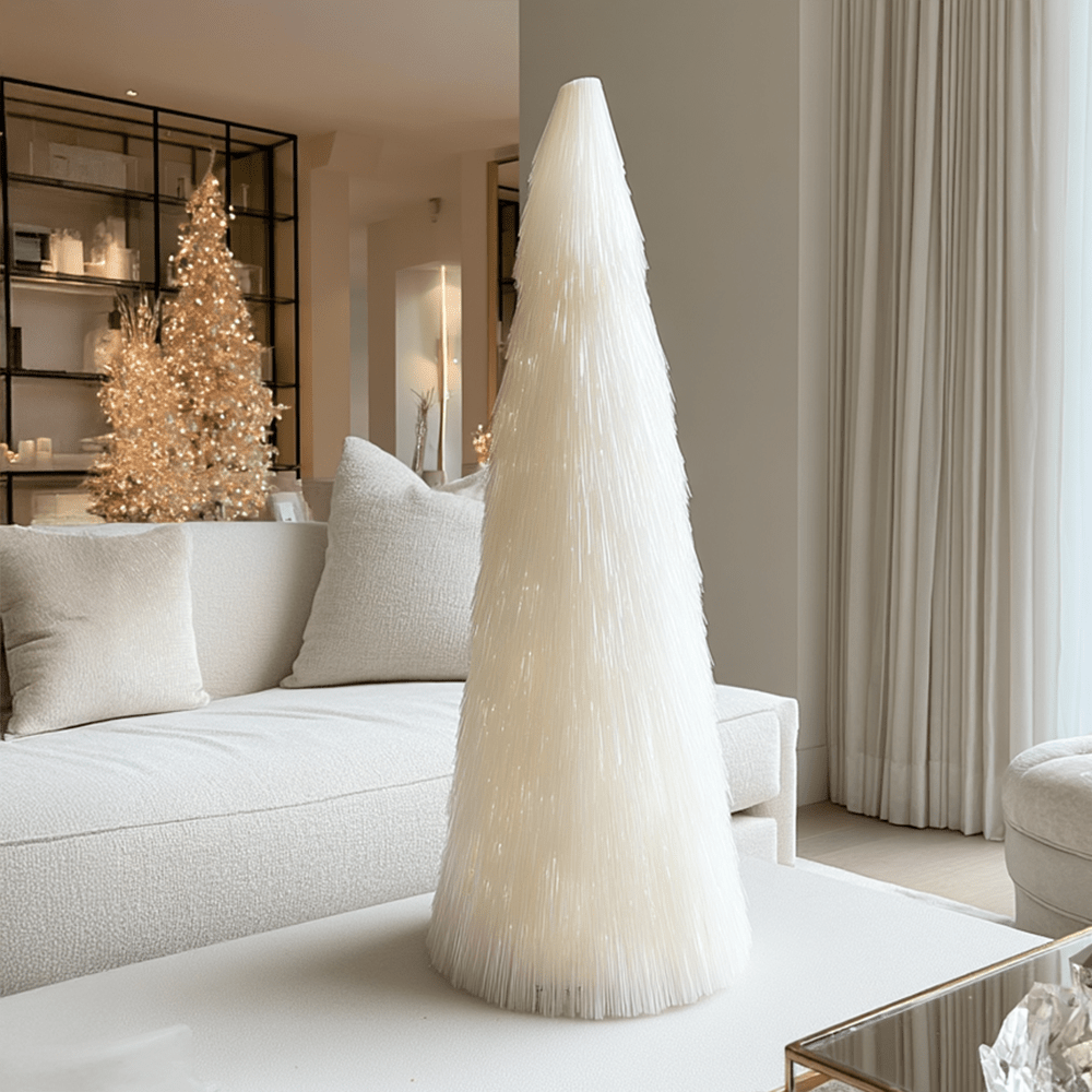 Large White Decorative Christmas Tree Ornament - Bridgnorth Furniture