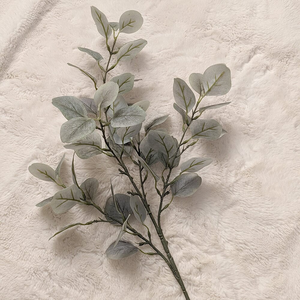 Light Green Dusted Faux Eucalyptus Single Stem - Bridgnorth Furniture