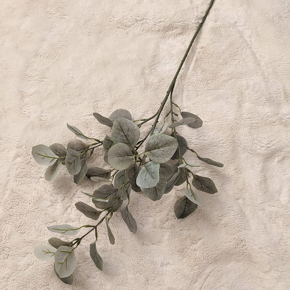 Light Green Dusted Faux Eucalyptus Single Stem - Bridgnorth Furniture