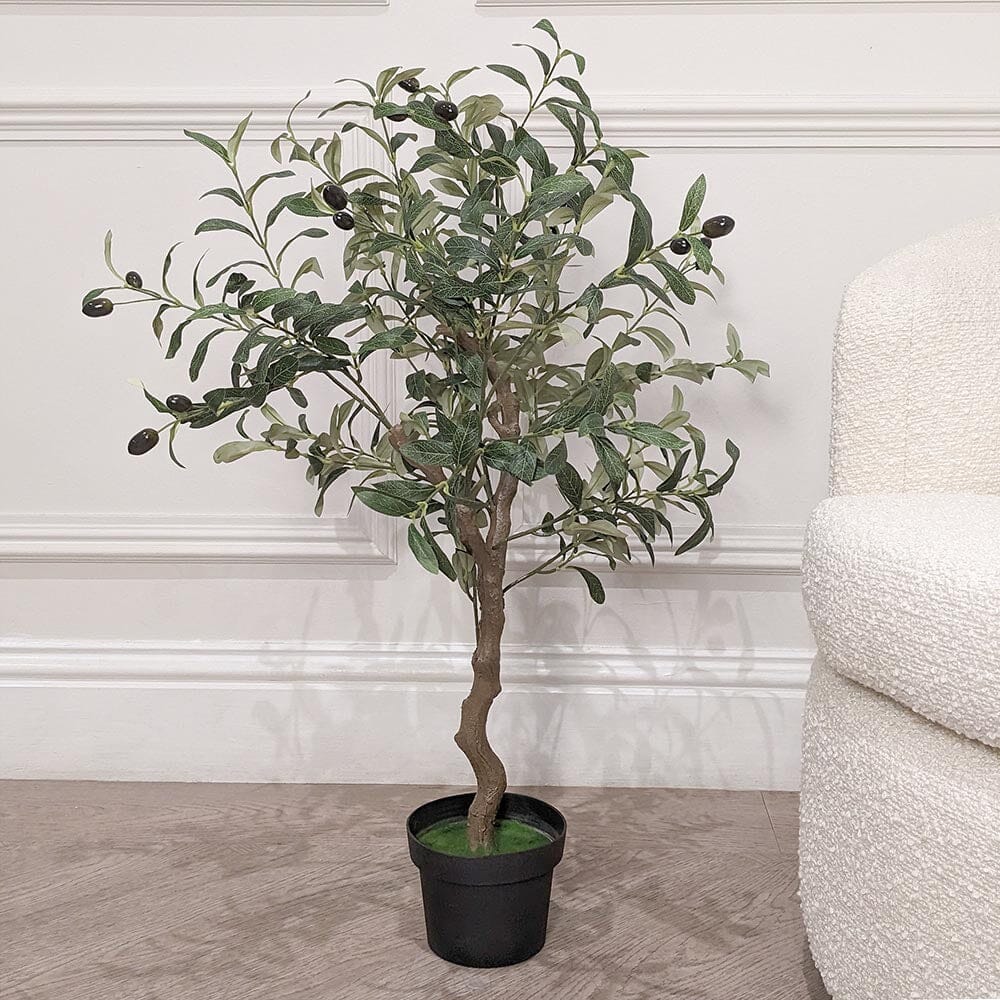 Medium Faux Potted Olive Tree - Bridgnorth Furniture