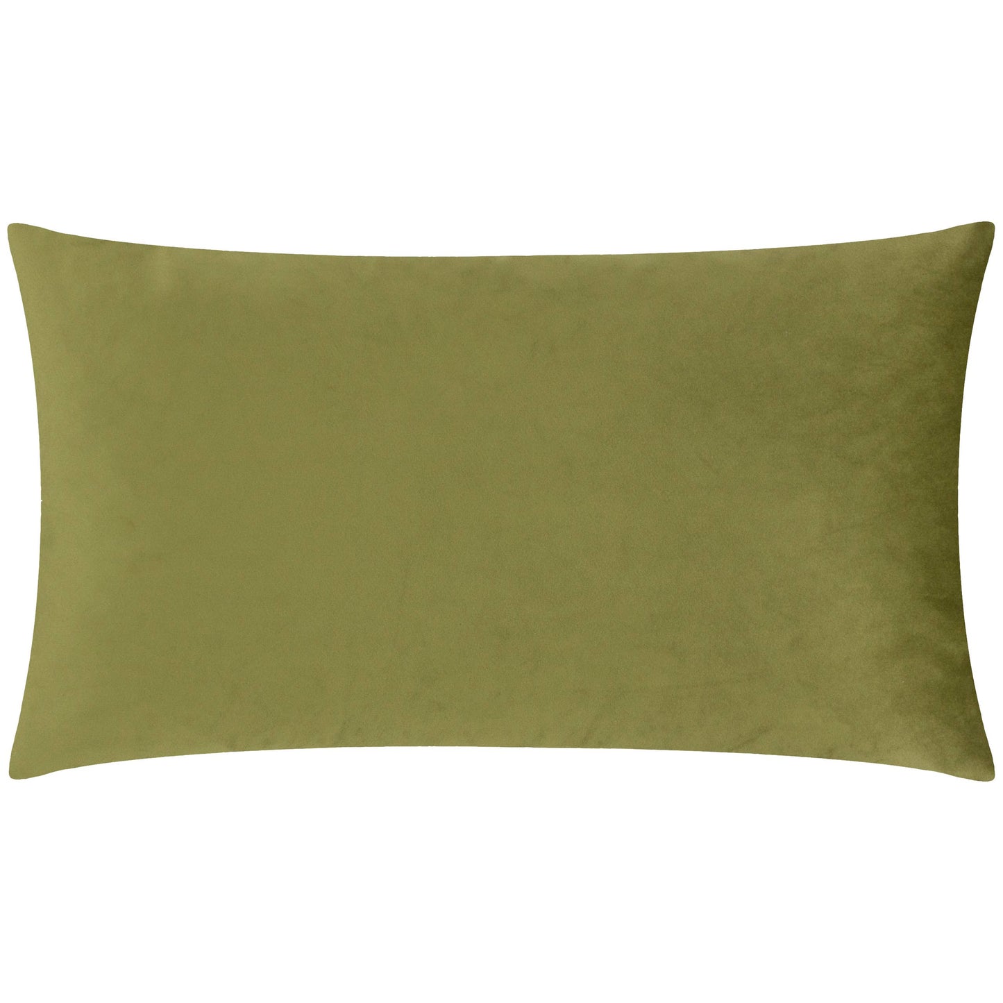 Kielder Forest Haldon Printed Velvet Cushion Khaki - Bridgnorth Furniture
