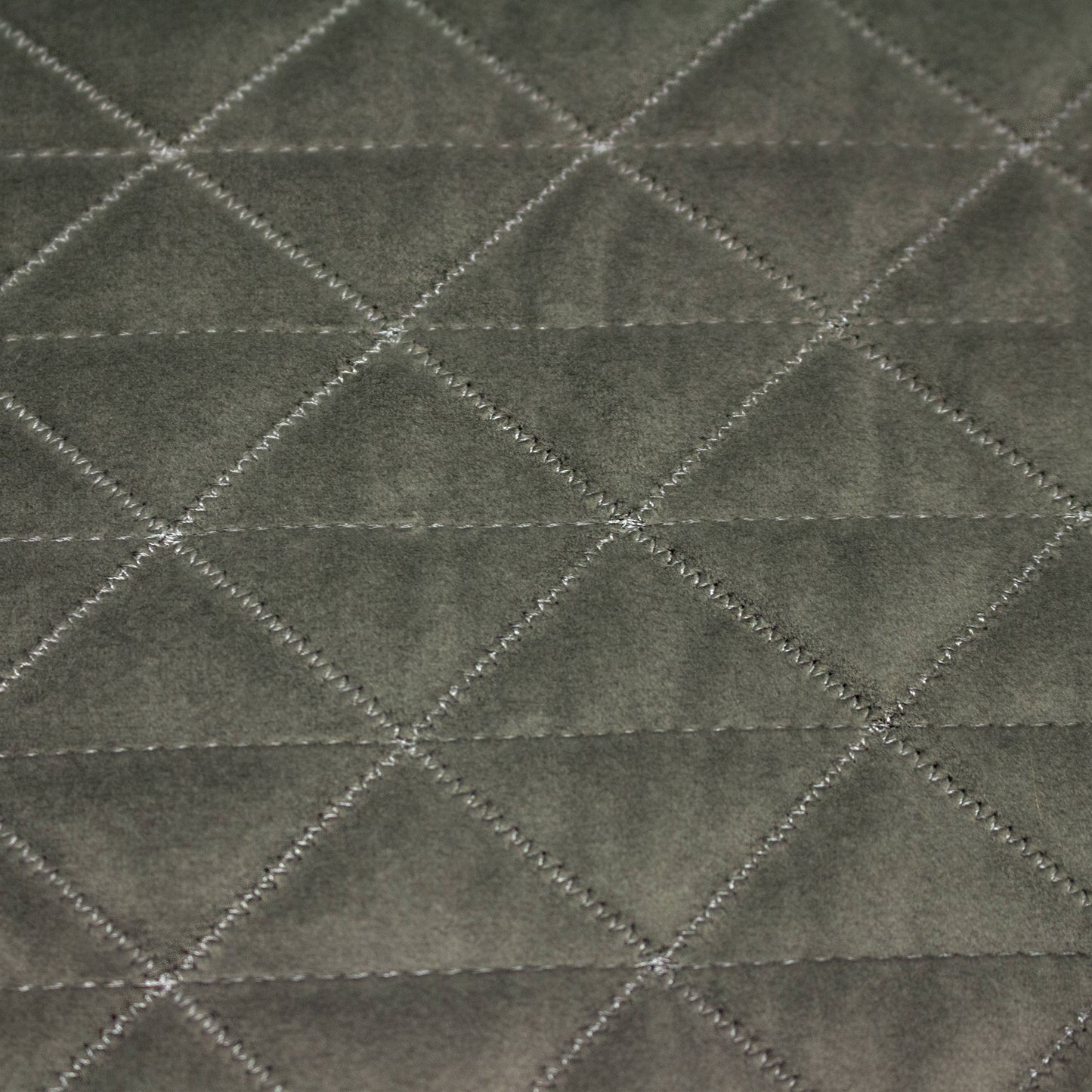 Quartz Quilted Velvet Cushion Charcoal Grey/Blush Pink - Bridgnorth Furniture