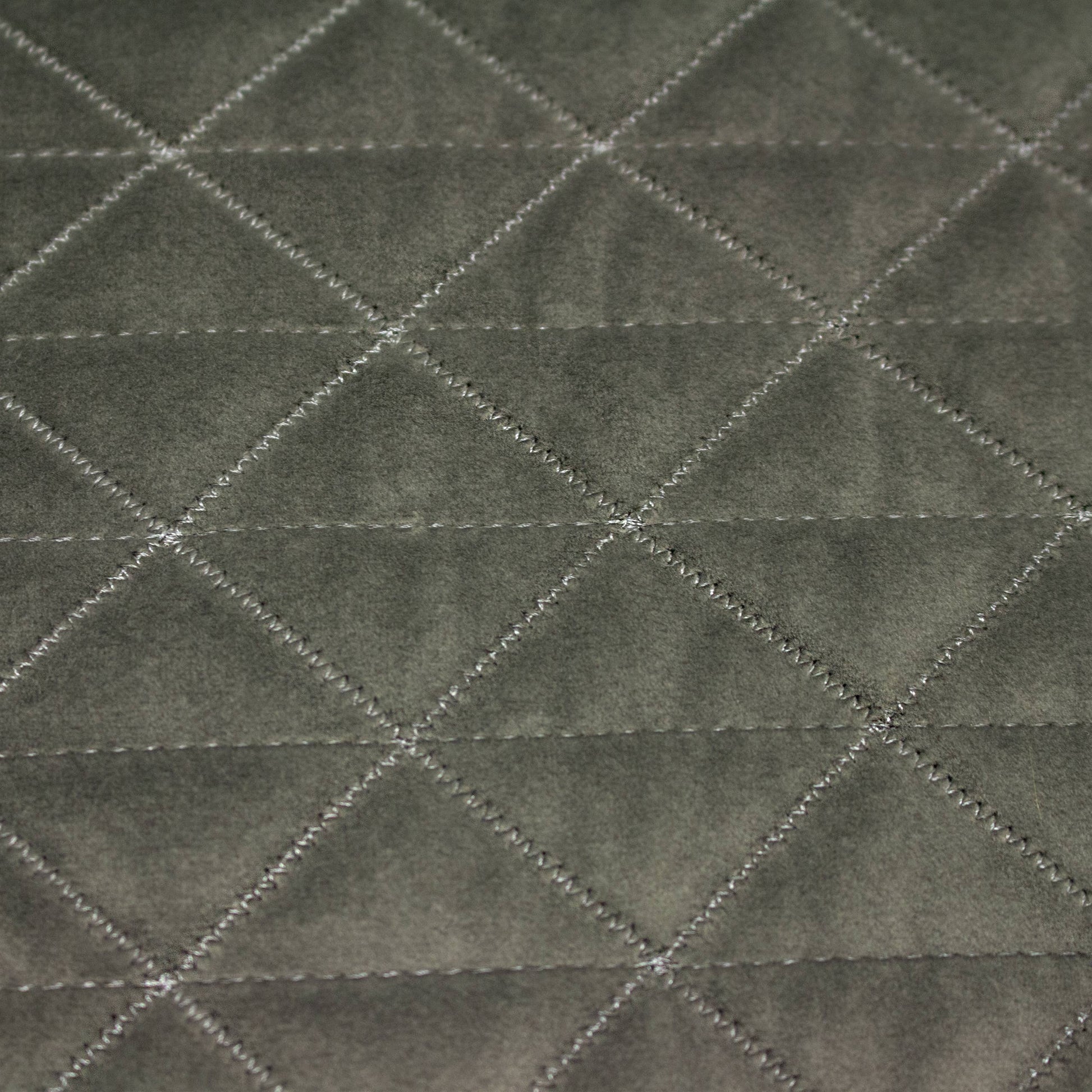 Quartz Quilted Velvet Cushion Charcoal Grey/Blush Pink - Bridgnorth Furniture