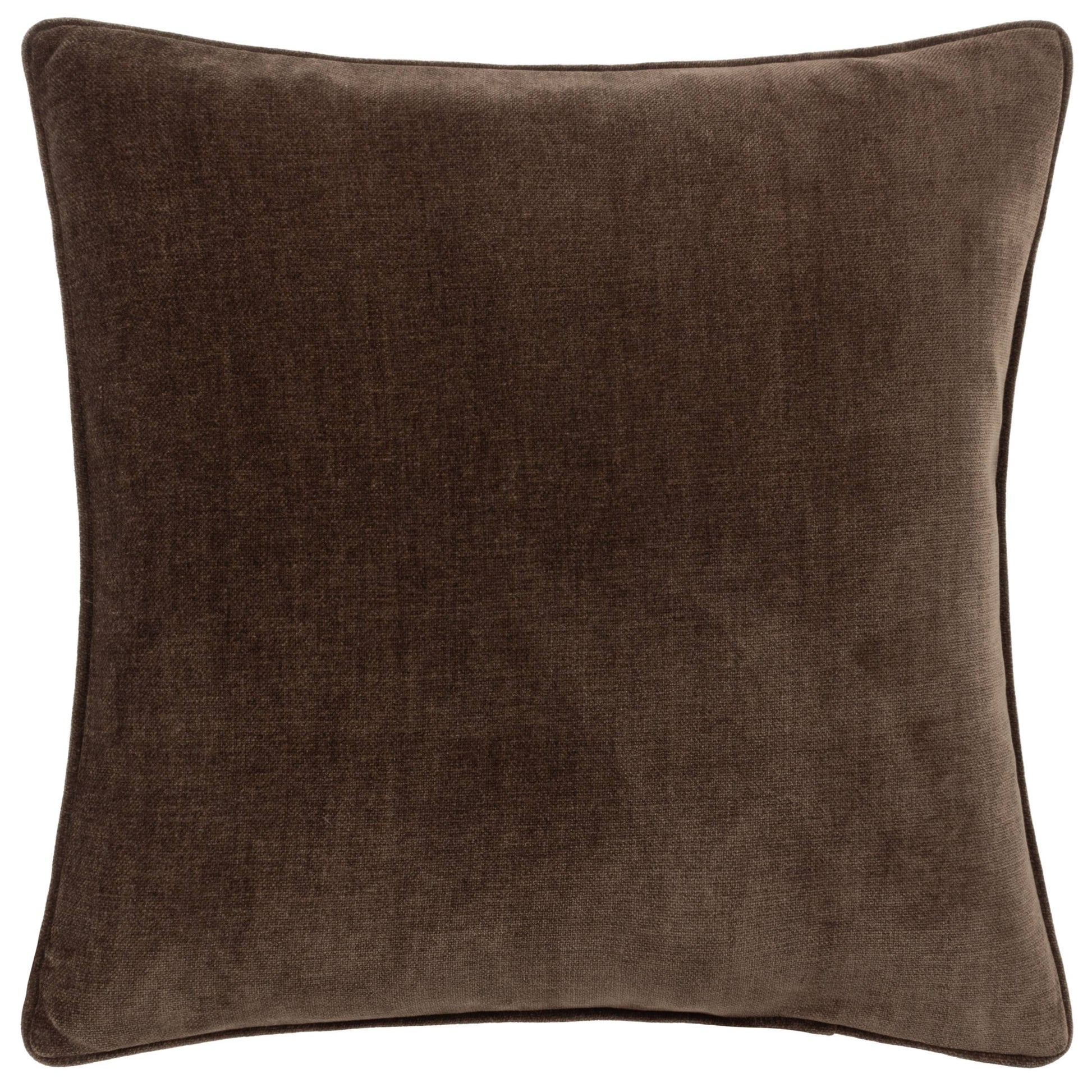 Heavy Chenille Cushion Brown - Bridgnorth Furniture