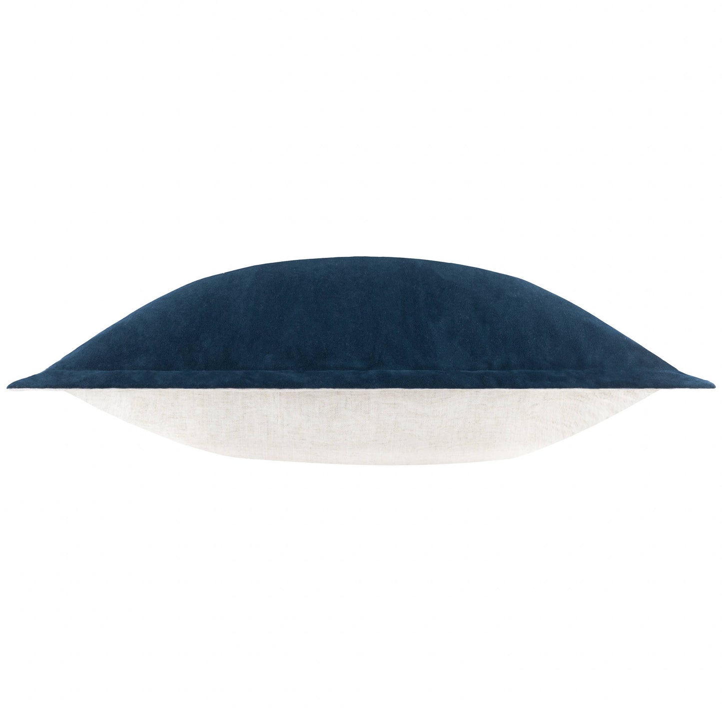 Merton Square Velvet Cushion Indigo - Bridgnorth Furniture