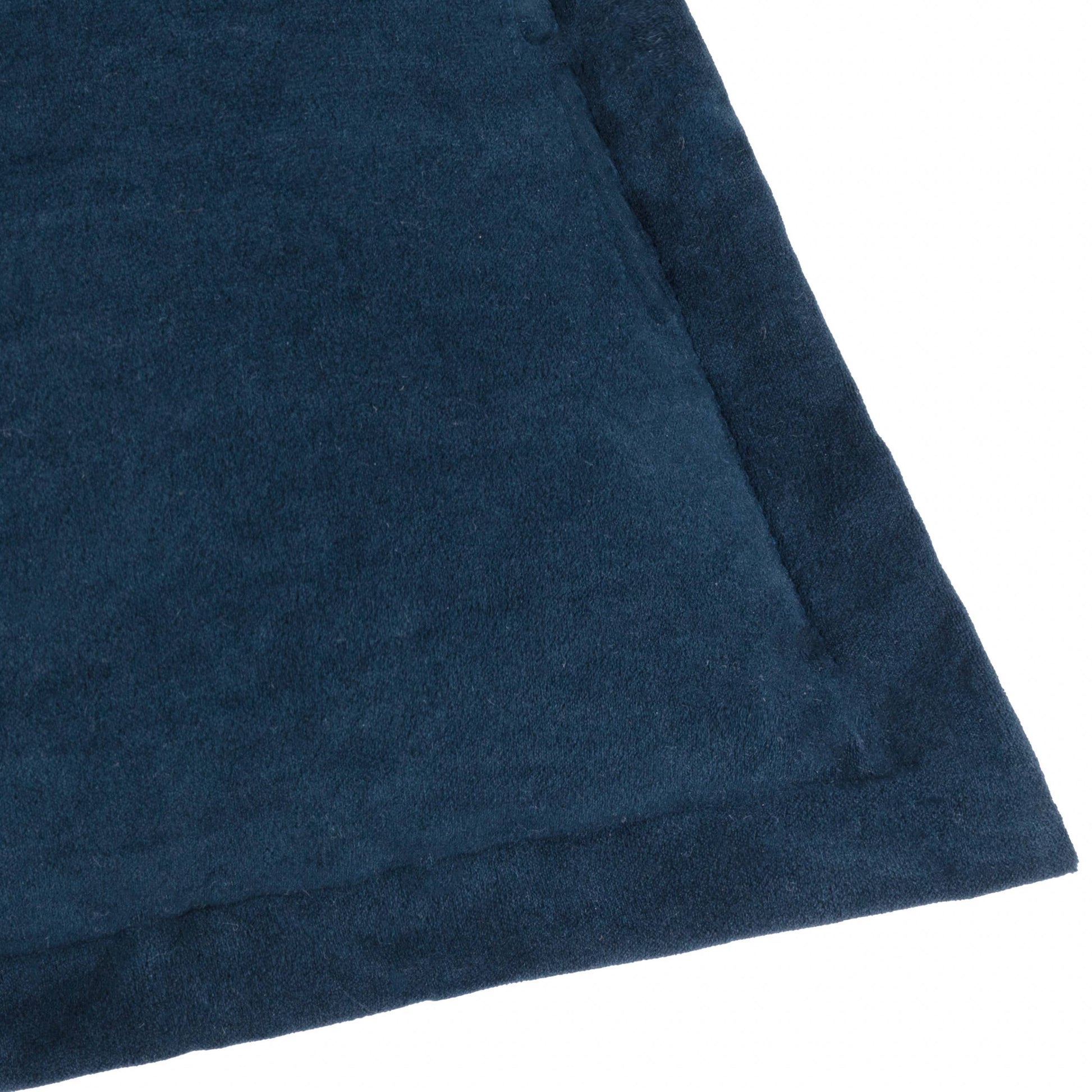 Merton Square Velvet Cushion Indigo - Bridgnorth Furniture
