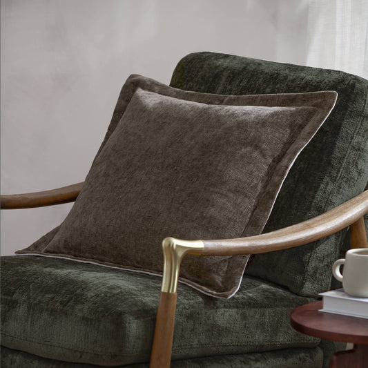 Riva Home Dune Chenille Cushion Mole - Bridgnorth Furniture