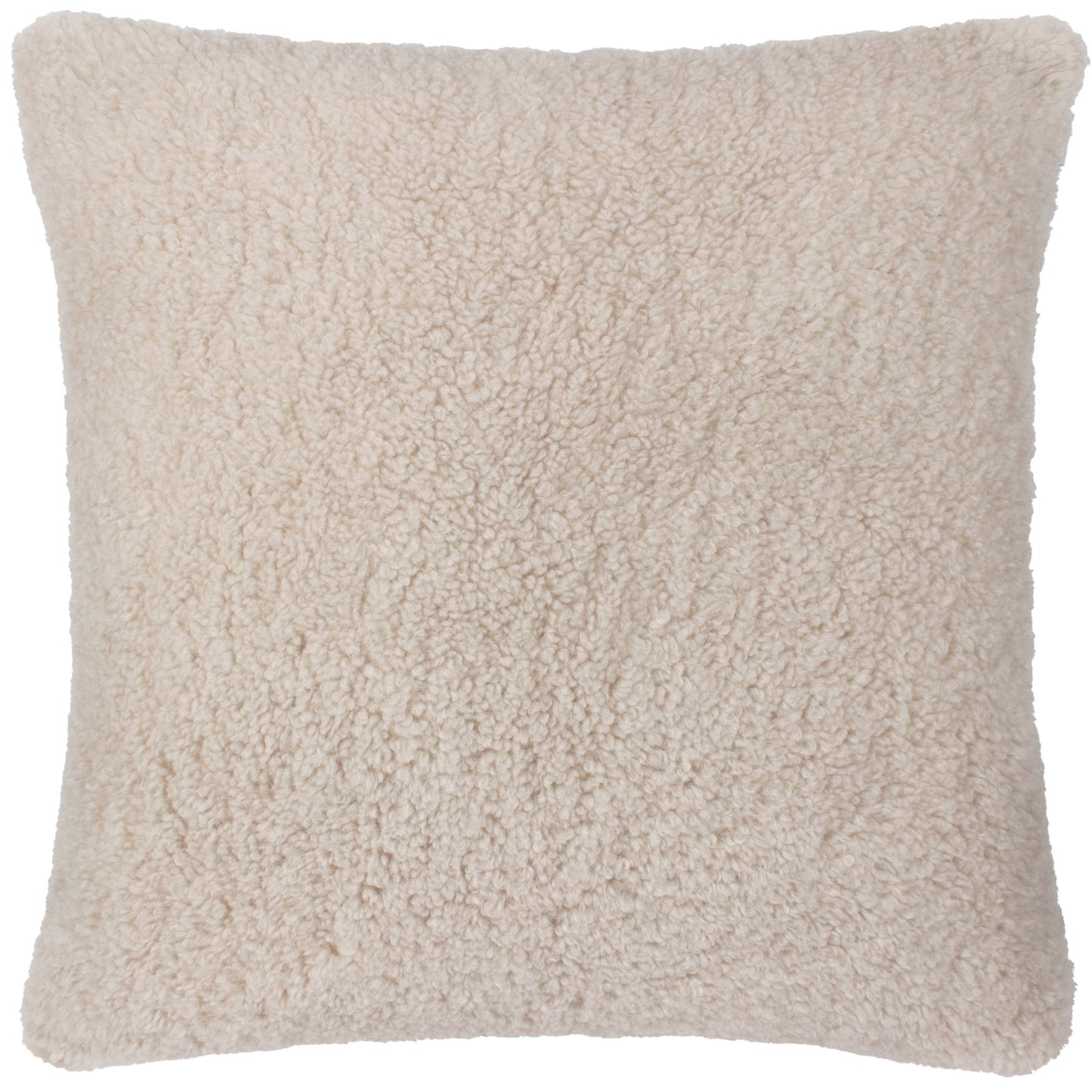 Olann Faux Shearling Cushion Natual - Bridgnorth Furniture