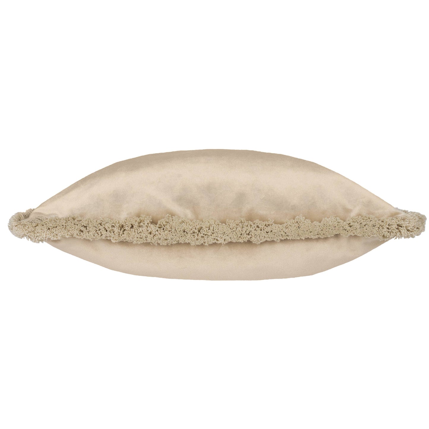 Freya Velvet Cushion Taupe - Bridgnorth Furniture