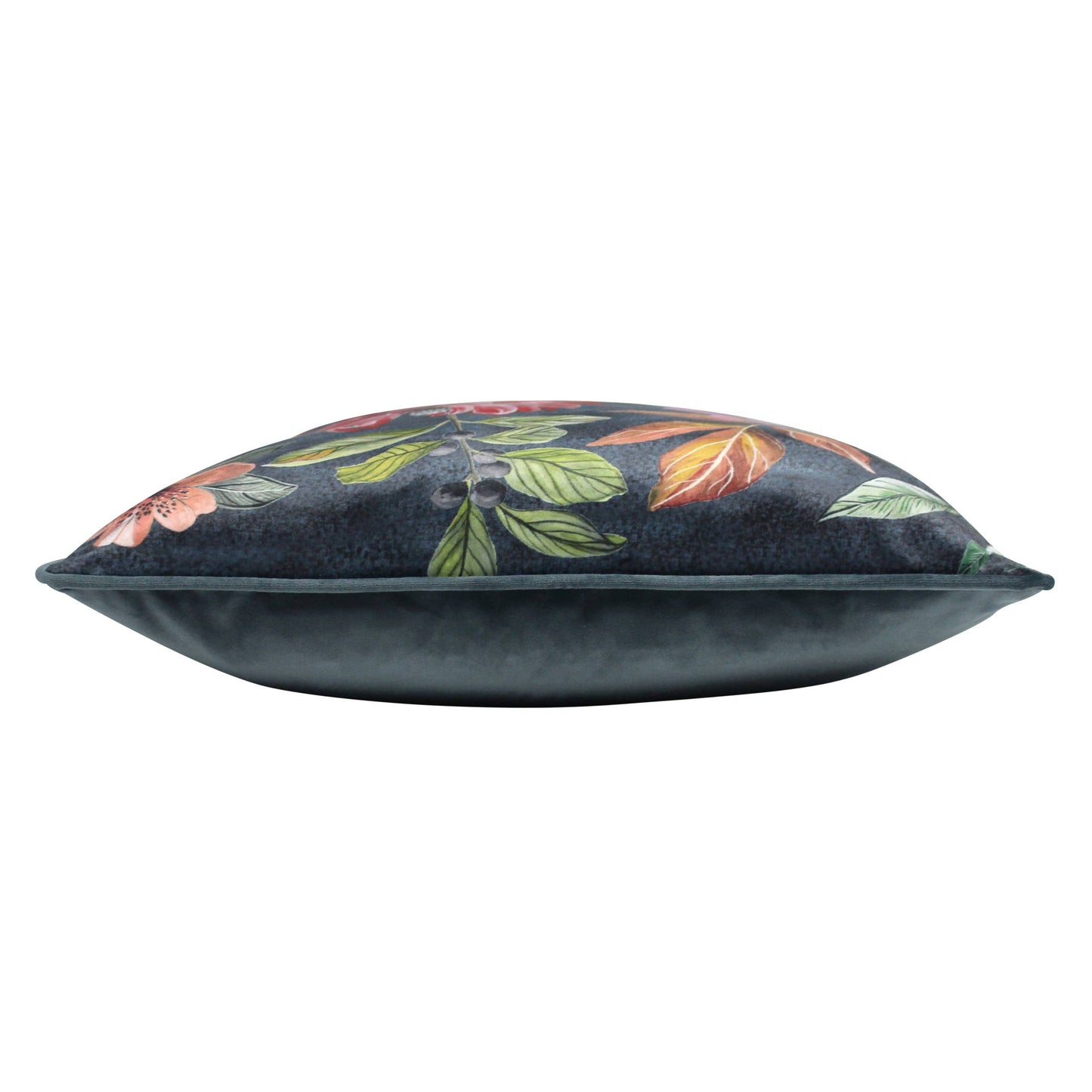 Midnight Garden Floral Cushion Winter Floral - Bridgnorth Furniture