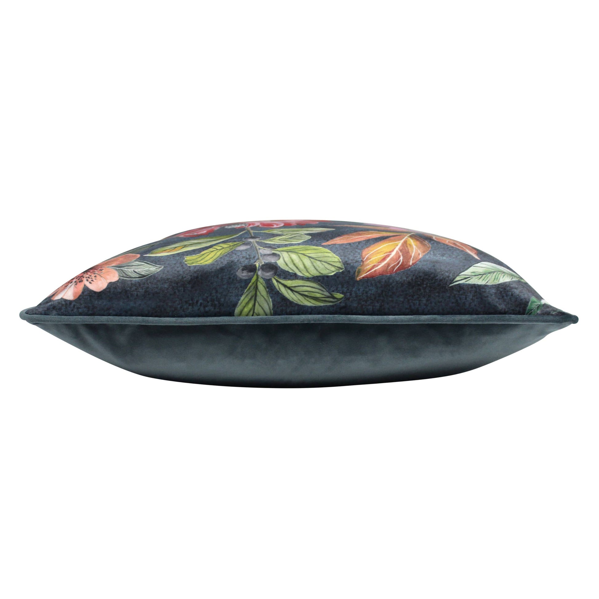 Midnight Garden Floral Cushion Winter Floral - Bridgnorth Furniture
