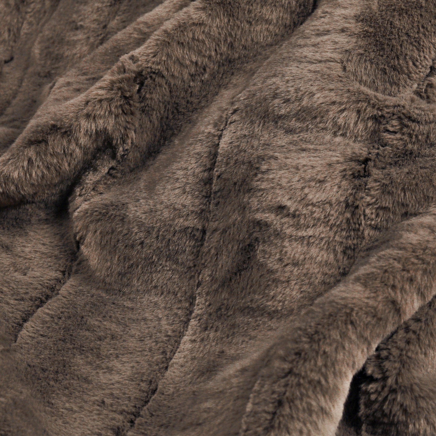 Empress Faux Fur Throw Taupe - Bridgnorth Furniture