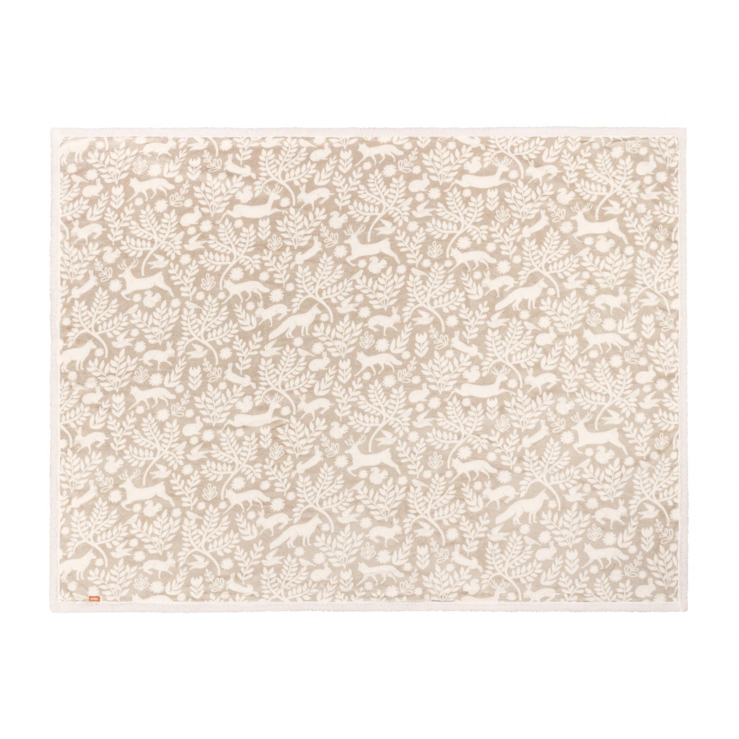 Skandi Woodland Sherpa Fleece Throw Sable - Bridgnorth Furniture