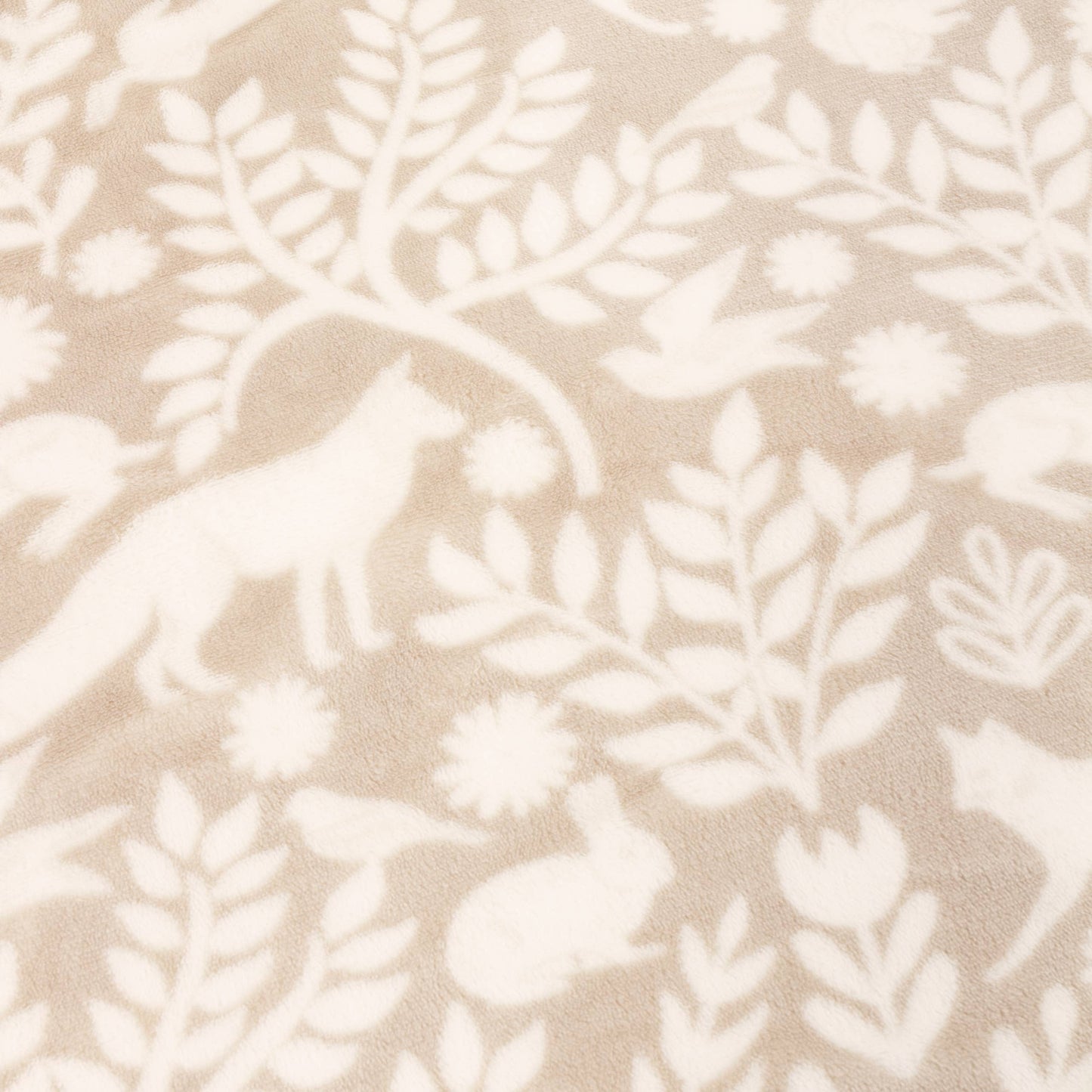 Skandi Woodland Sherpa Fleece Throw Sable - Bridgnorth Furniture